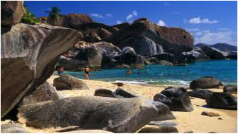 The Baths at Virgin Gorda in British Virgin Islands, reservations with Caribbean Blue Boat Charters