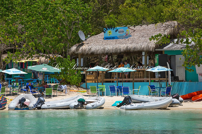 visit water island with Caribbean Blue Boat Charters