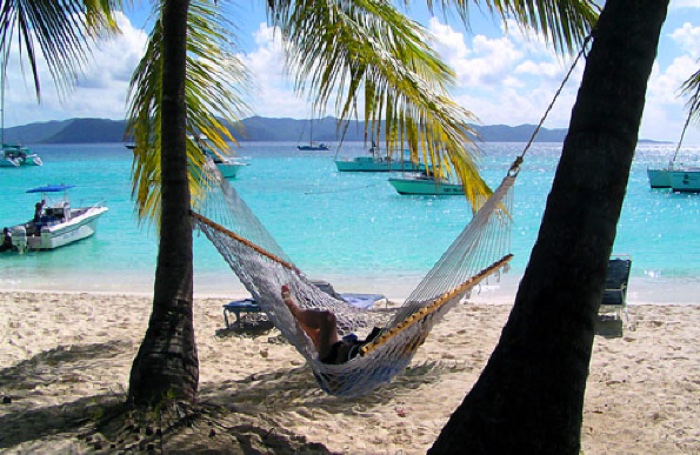 Caribbean Blue Boat Charters St. Thomas USVI to Soggy Dollars Jost van Dyke BVI