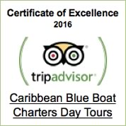 Certificate of Excellence for chartering boats in St. Thomas Virgin Islands